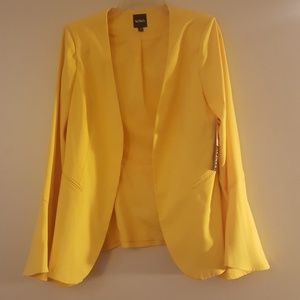 A yellow XOXO blazer